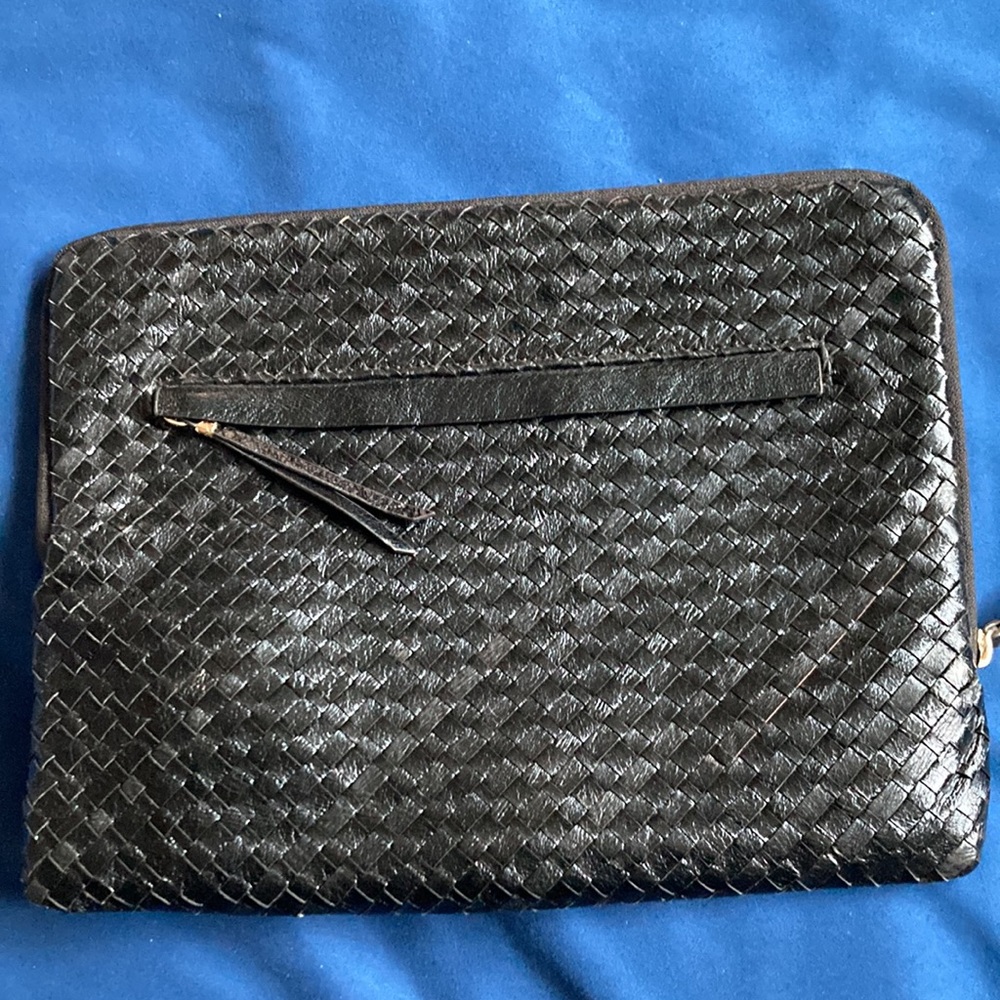 Elliott Lucca Black Leather Reader/Tablet Case - image 2